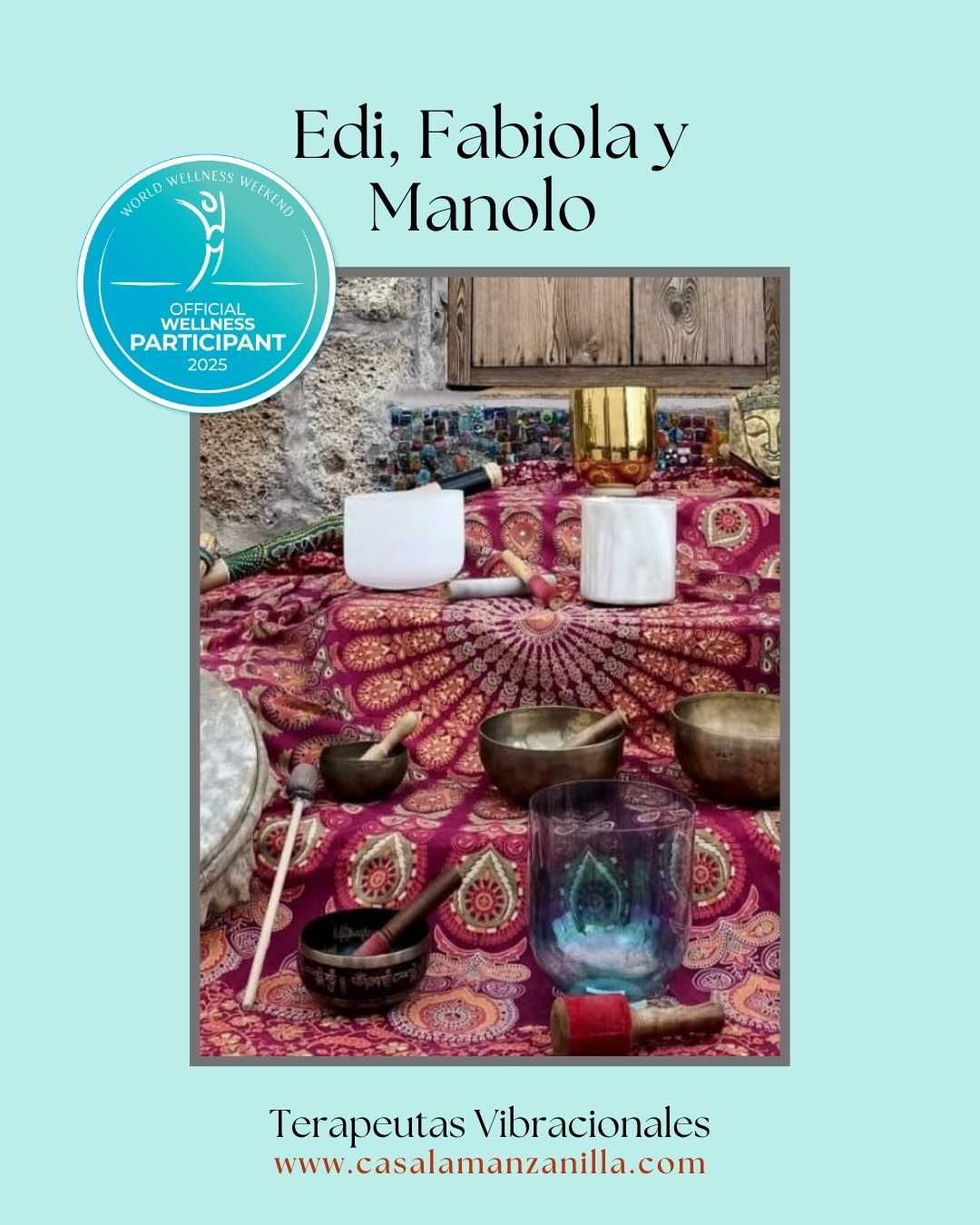 Edi, Fabiola y Manolo